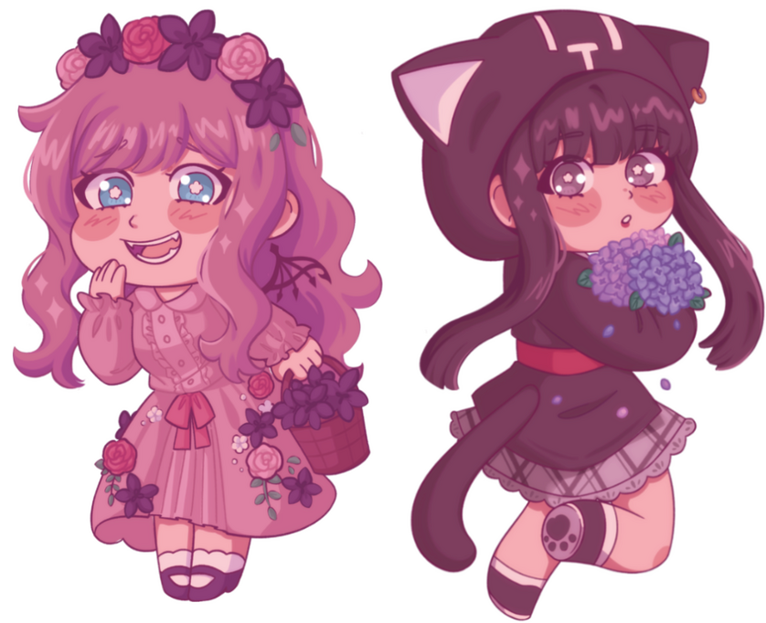 TWEWY Girls Stickers 2